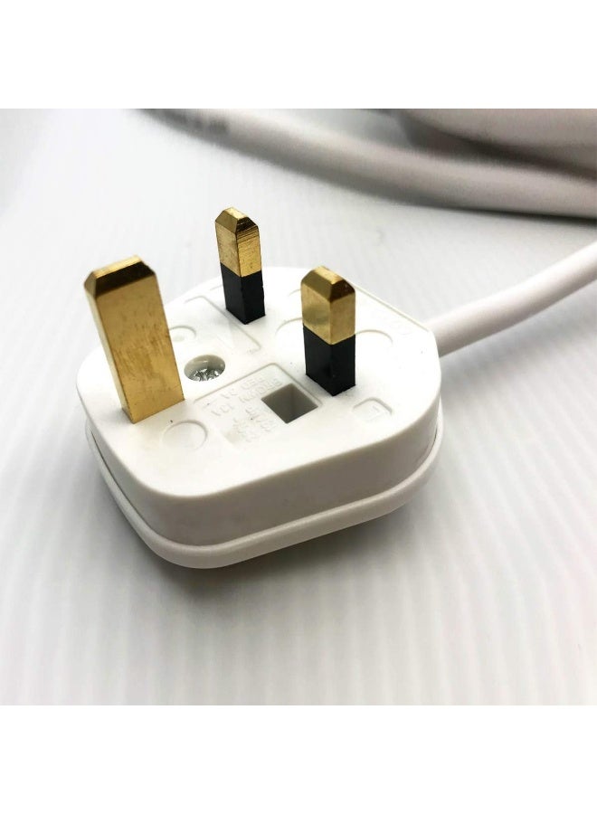 Narken E Series Electric Universal Extension Cord 4 Socket 10 Meter Power Strip wire 13A Fuse surge With Separate Single Switch and Indicate light Max 13A 3250W AC 250V White. - Image 4